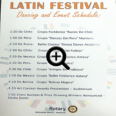 Latin Festival Dance Schedule